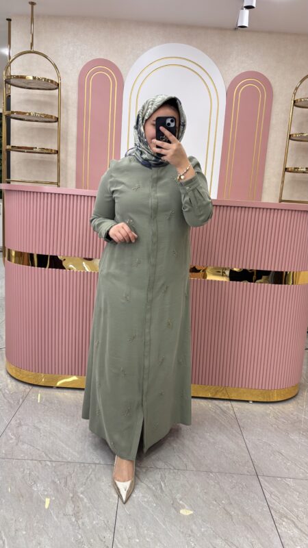 FUAT GÜRŞEN BONCUKLU ELBİSE